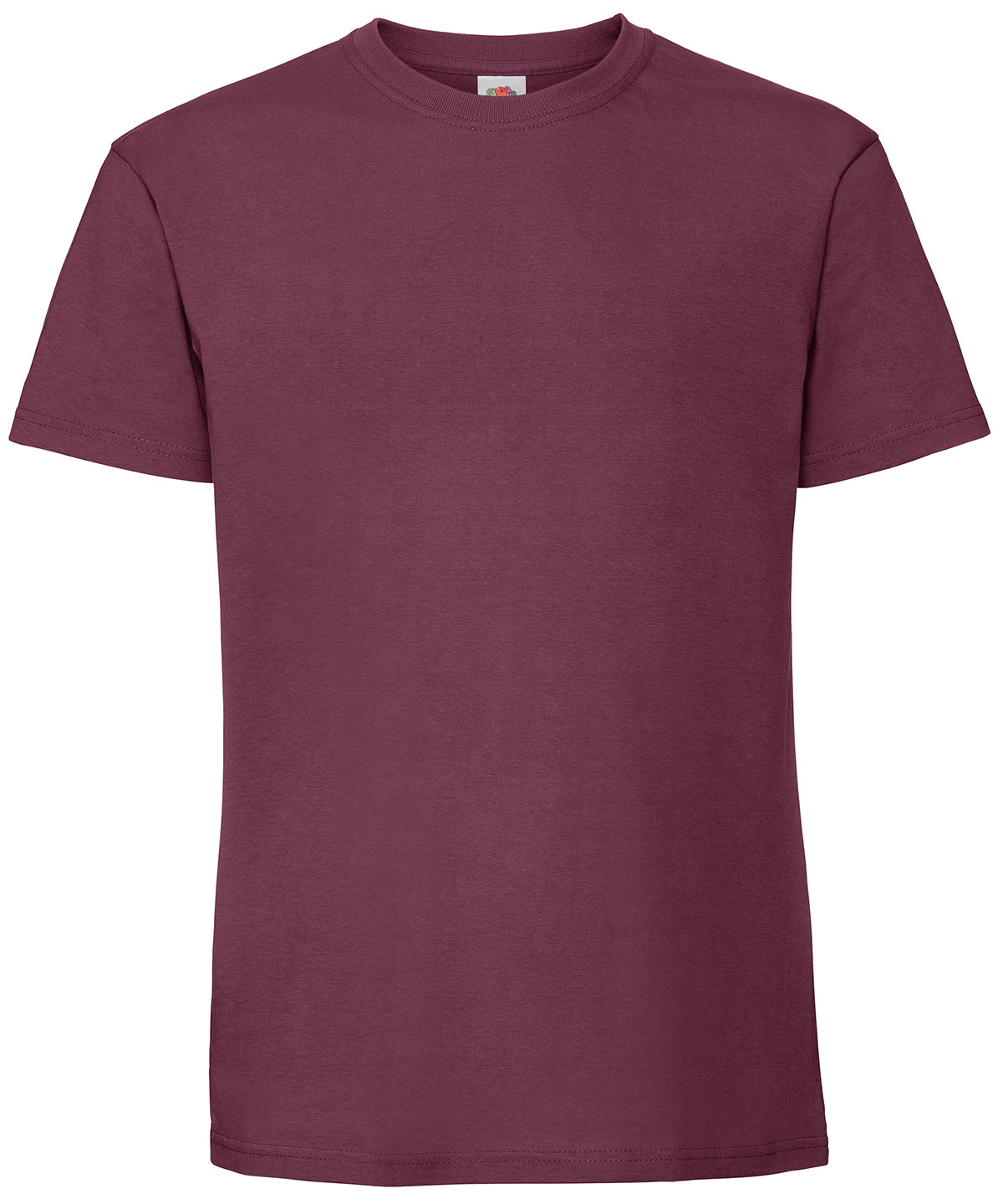 Iconic 195 ringspun premium T - SS422 - Burgundy - Customisable T-Shirts