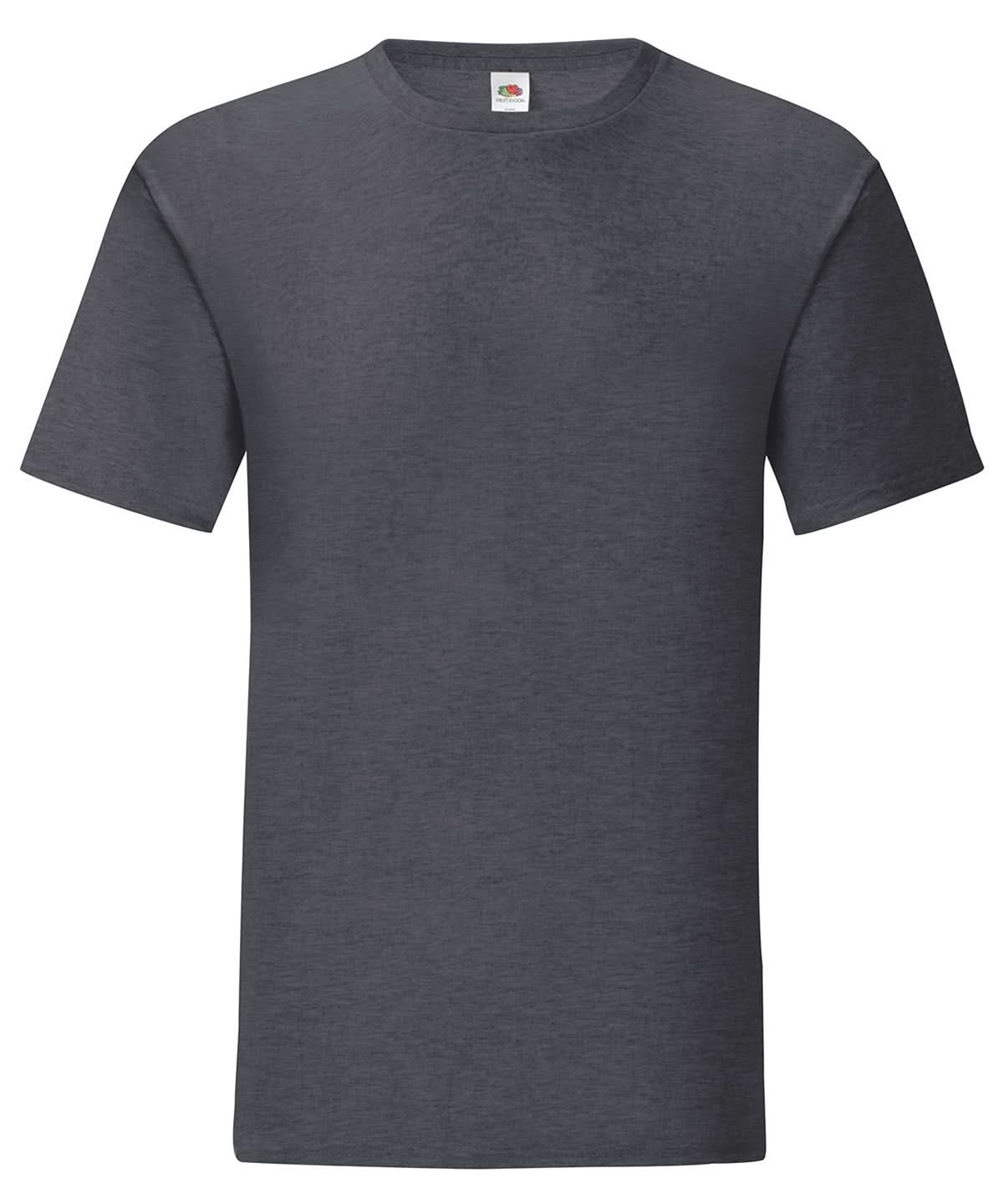 Dark Heather Grey Iconic 150 T SS430 - Dark Heather Grey - Customisable T-Shirt