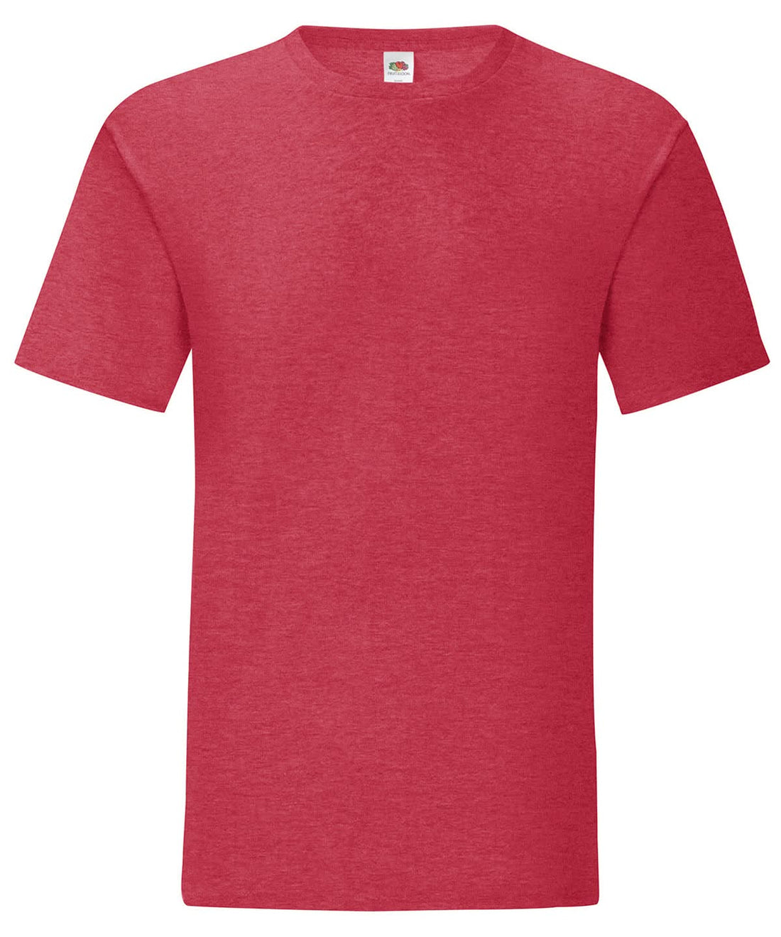 Heather Red Iconic 150 T SS430 - Heather Red - Customisable T-Shirt