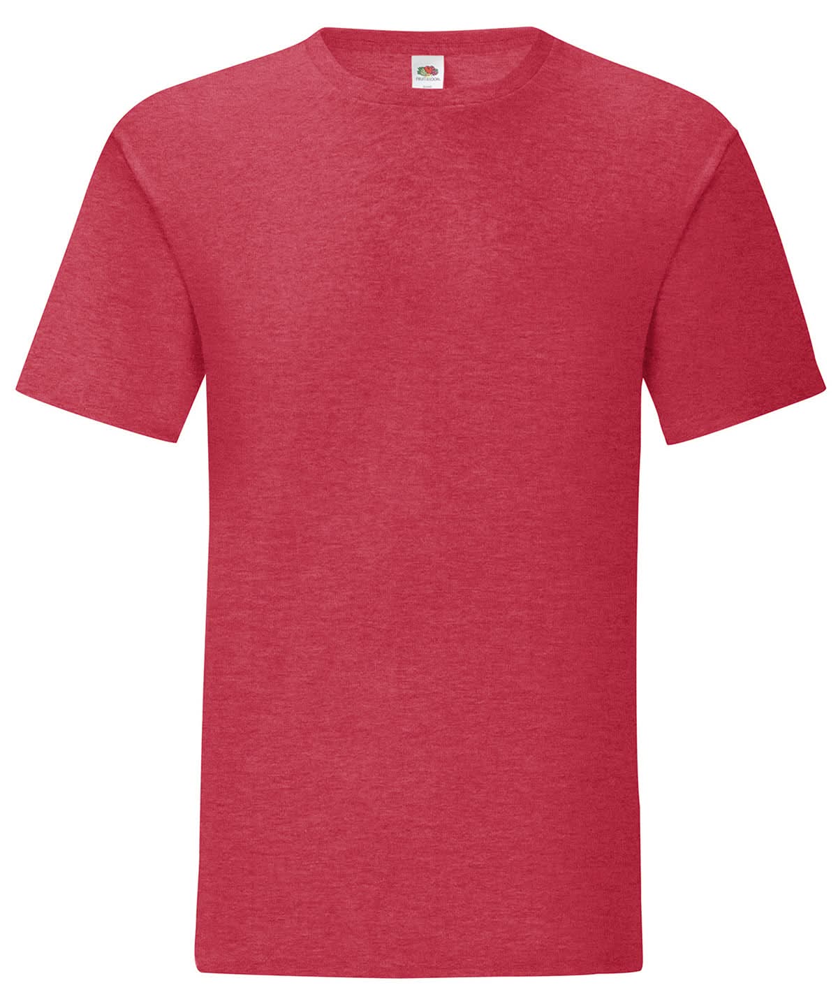 Heather Red Iconic 150 T SS430 - Heather Red - Customisable T-Shirt