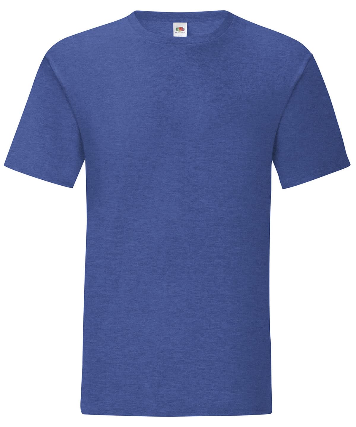 Heather Royal Iconic 150 T SS430 - Heather Royal - Customisable T-Shirt