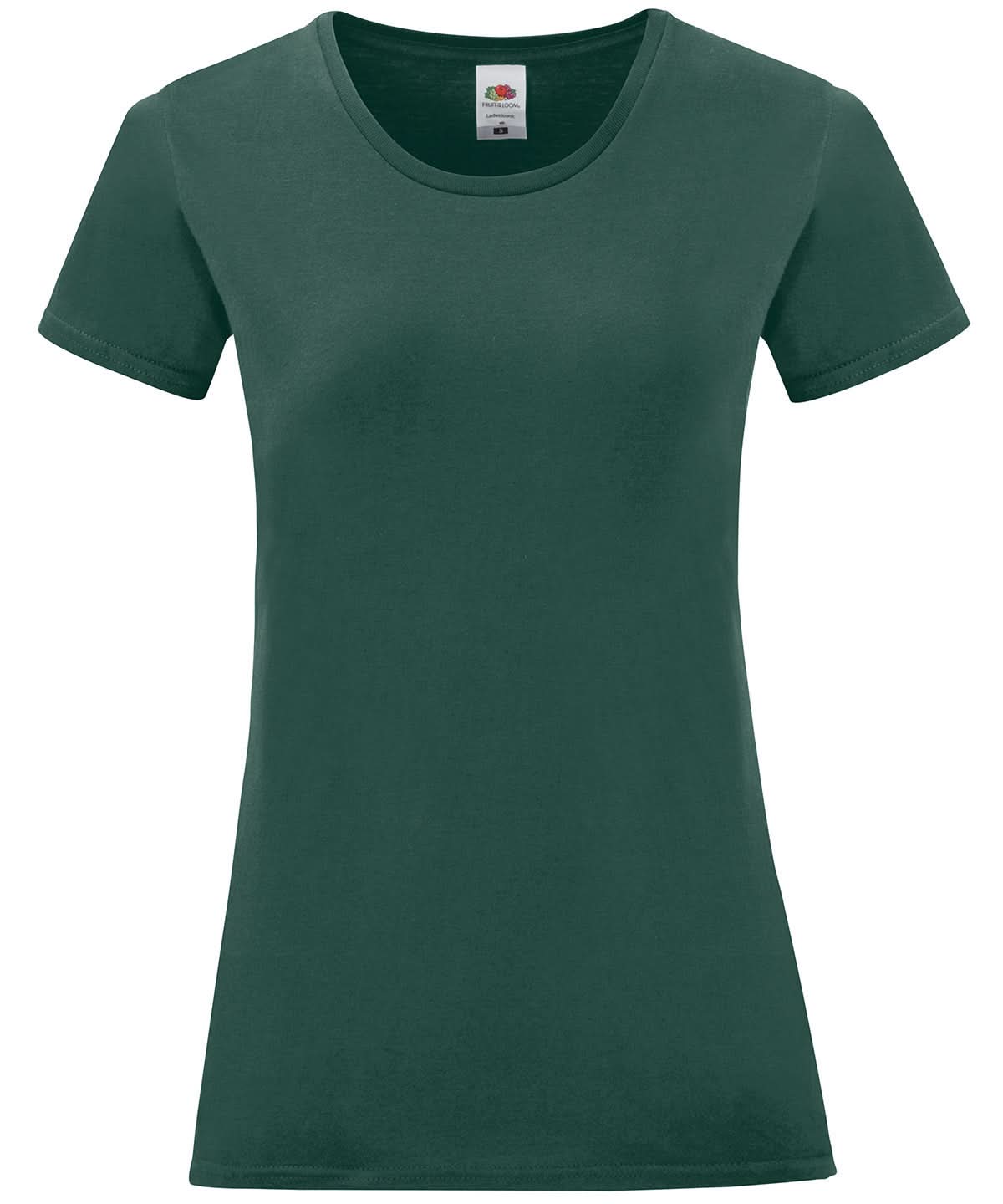 Womens Iconic T SS432 - Forest Green 2XL - Customisable T-Shirt