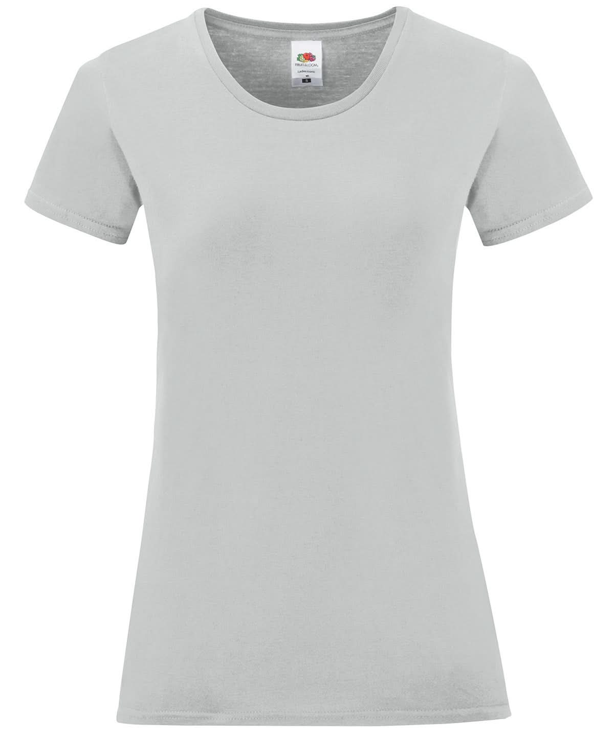 Womens Iconic T SS432 - Zinc S - Customisable T-Shirt