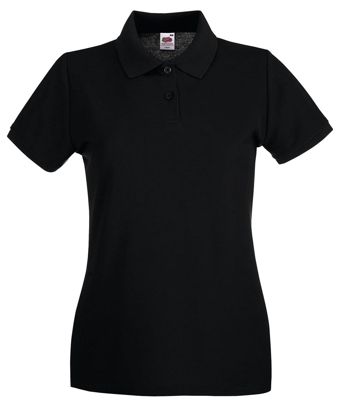 Ladies Premium Polo Shirt SS505 - Black - Customisable Polos
