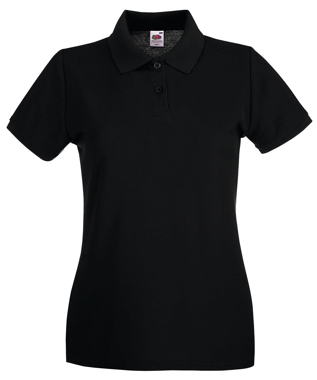 Ladies Premium Polo Shirt SS505 - Black - Customisable Polos
