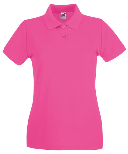 Ladies Premium Polo Shirt SS505 - Fuchsia - Customisable Polos