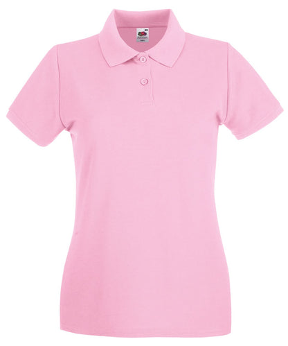 Ladies Premium Polo Shirt SS505 - Light Pink - Customisable Polos
