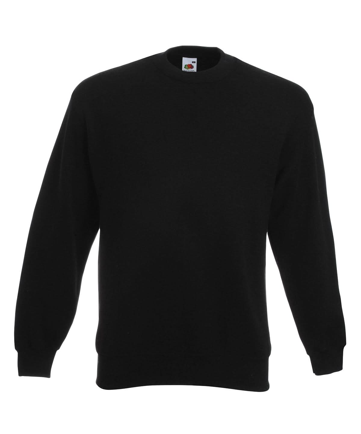 Premium 7030 Set In Sweatshirt SS800 - Black - Customisable Sweatshirts