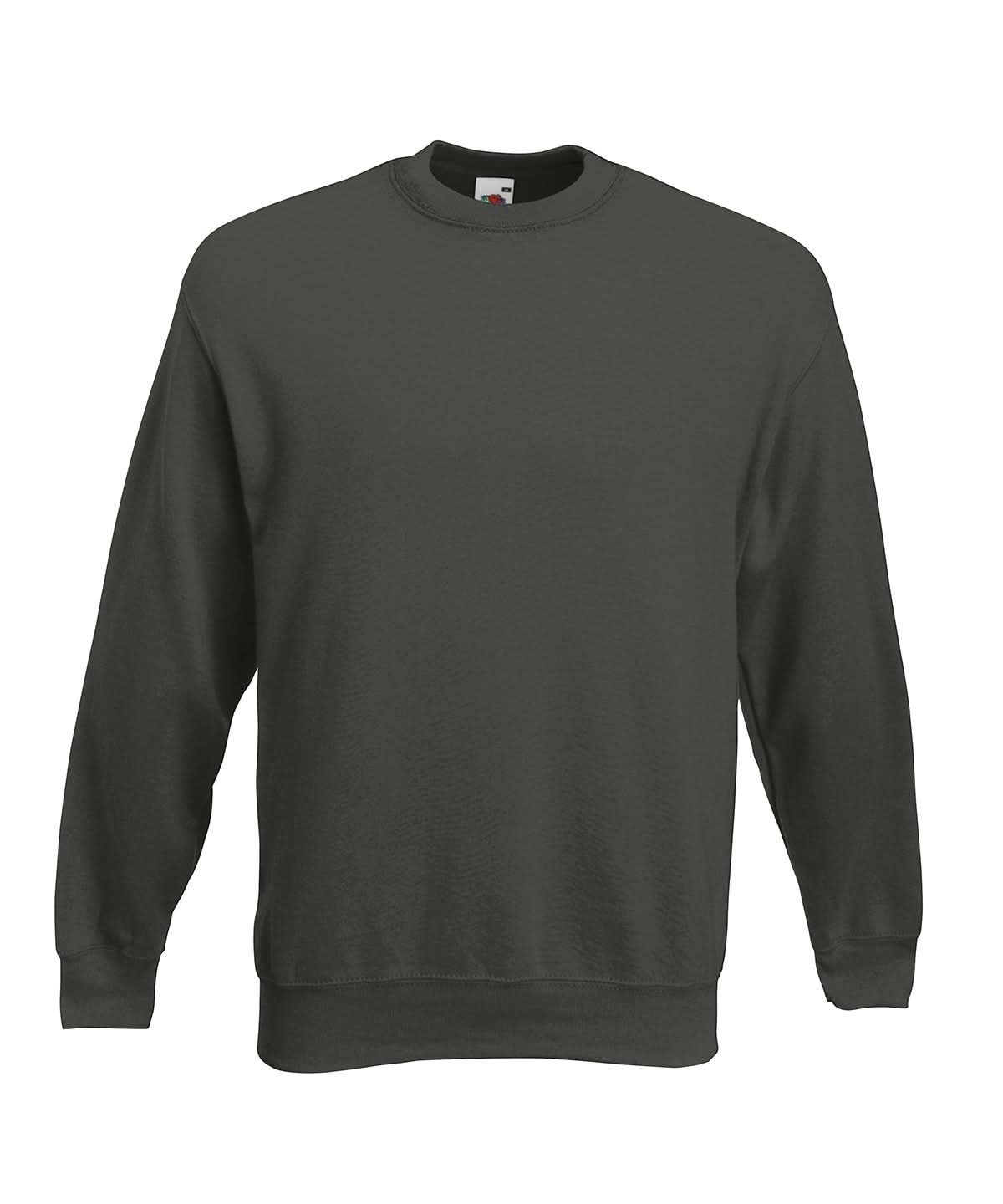 Premium 7030 Set In Sweatshirt SS800 - Charcoal - Customisable Sweatshirts