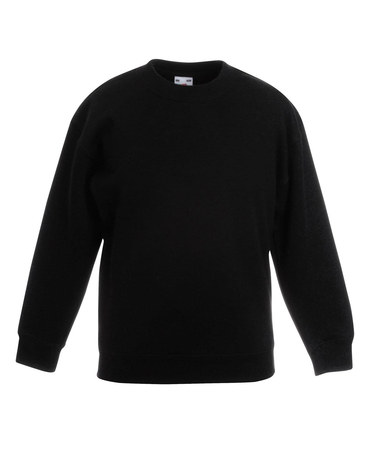 Kids Premium Set In Sweatshirt SS801 - Black - Customisable Sweatshirts