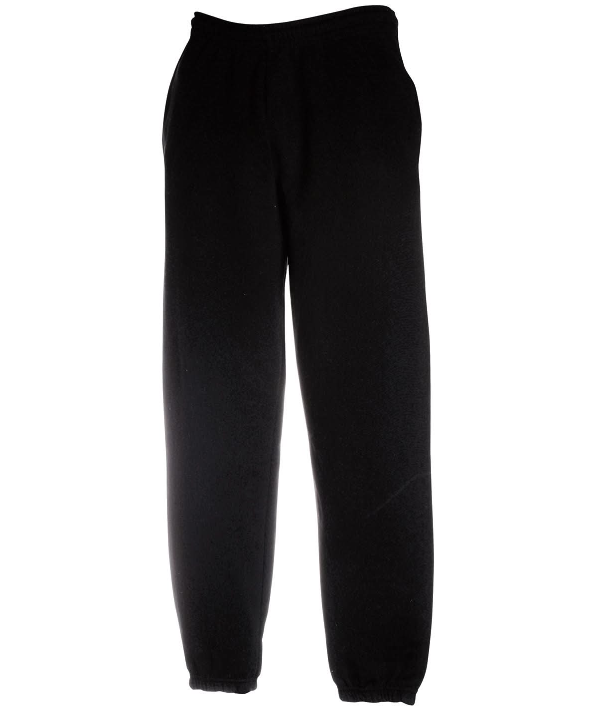 Premium 7030 Elasticated Sweatpants SS805 - Black - Customisable Shorts