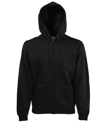 Premium 7030 Hooded Sweatshirt Jacket SS822 - Black - Customisable Jacket