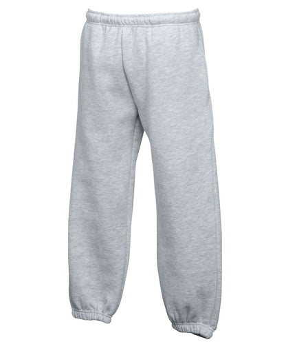 Kids Premium Elasticated Cuff Jog Pants SS823 - Heather Grey - Customisable Shorts