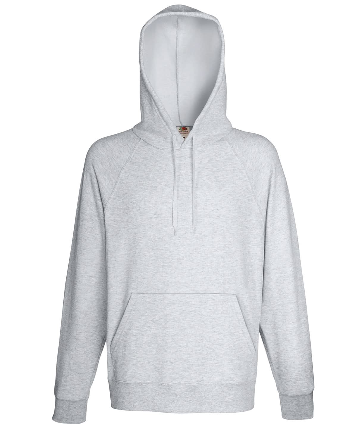 Lightweight Hooded Sweatshirt SS925 - Heather Grey - Customisable Sweatshirts