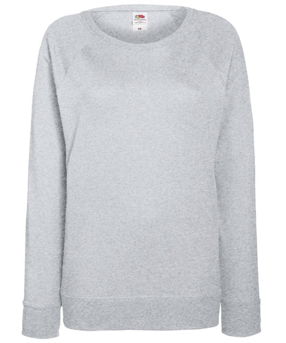 WomenS Lightweight Raglan Sweatshirt SS960 - Heather Grey - Customisable Sweatshirts