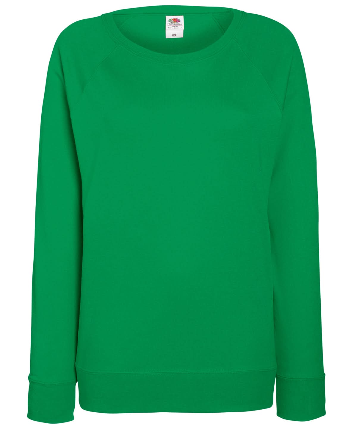 WomenS Lightweight Raglan Sweatshirt SS960 - Kelly Green - Customisable Sweatshirts