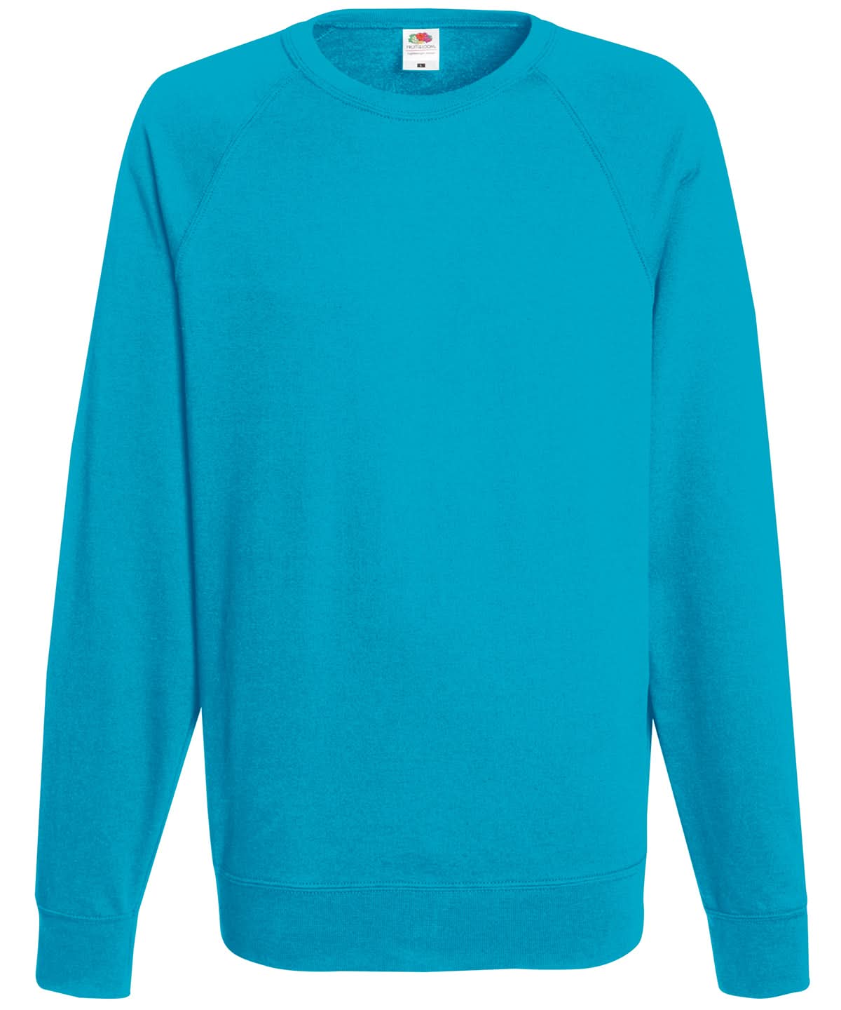Lightweight Raglan Sweatshirt 62138 - Azure Blue XL - Customisable Sweatshirts
