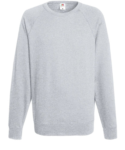 Lightweight Raglan Sweatshirt 62138 - Heather Grey - Customisable Sweatshirts