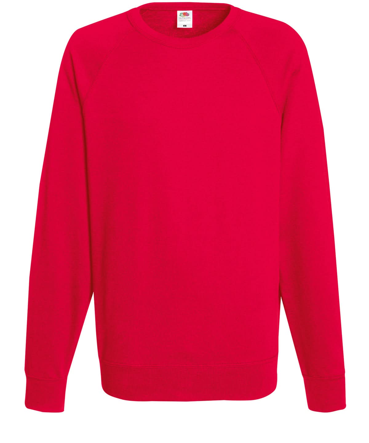 Lightweight Raglan Sweatshirt 62138 - Red - Customisable Sweatshirts