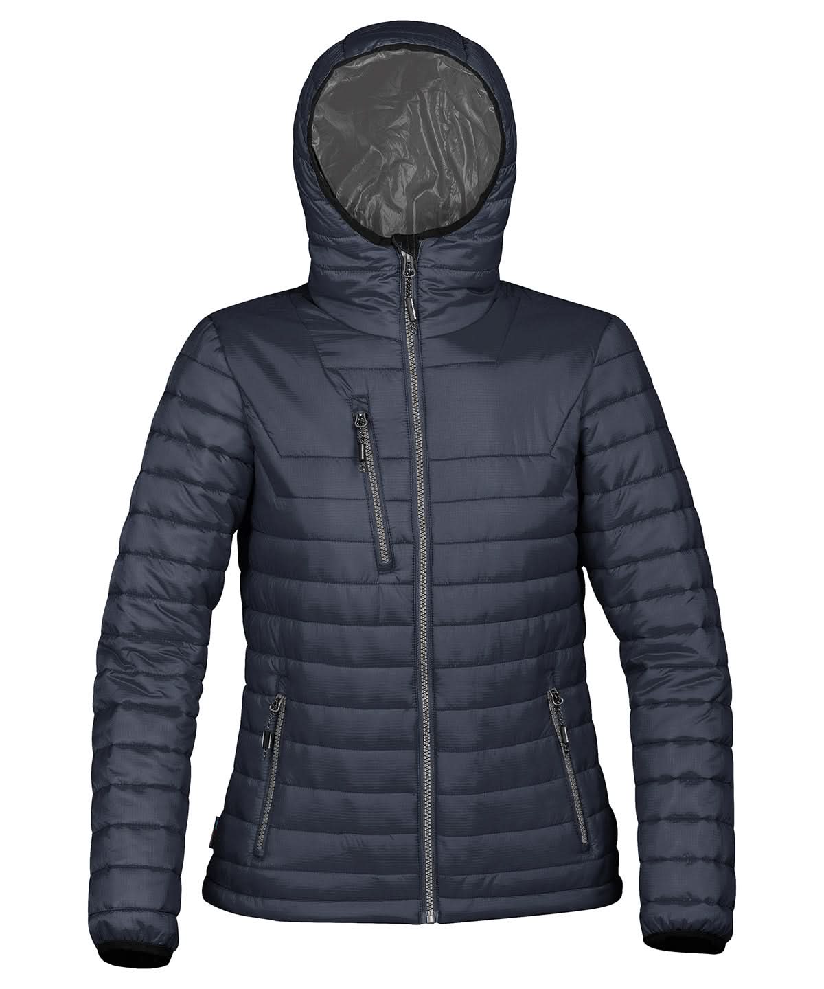 Stormtech WomenS Gravity Thermal Shell ST804 - Navy Charcoal - Customisable Softshell Jacket