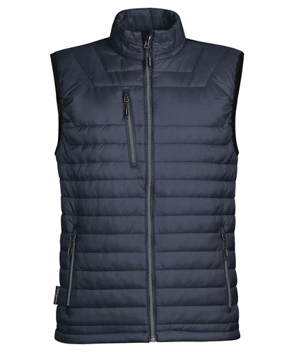 Stormtech Gravity Thermal Vest ST805 - Navy Charcoal - Customisable Bodywarmers