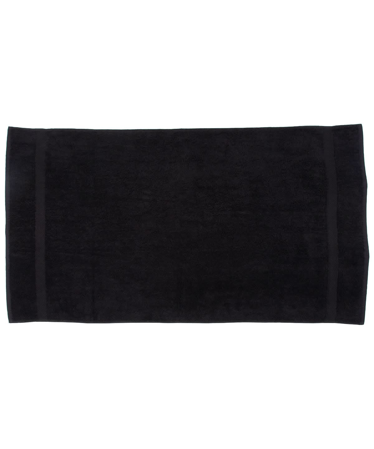 Towel City Luxury range bath towel TC004 - Black One size - Customisable Towels