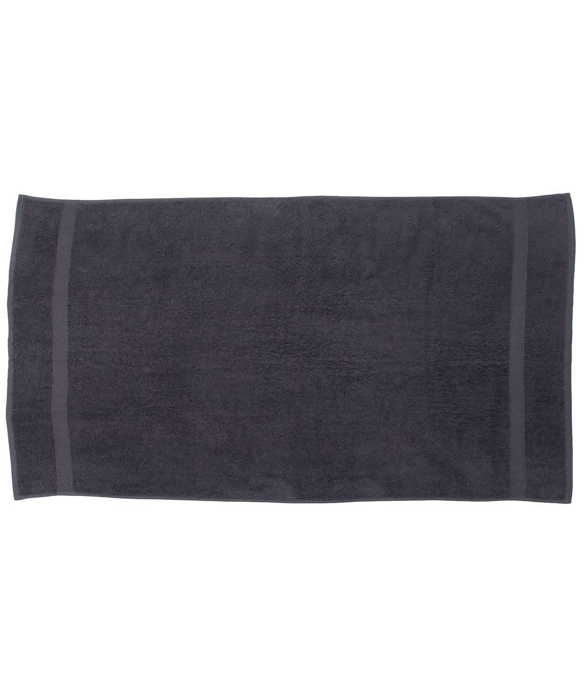 Towel City Luxury range bath towel TC004 - Steel Grey One size - Customisable Towels