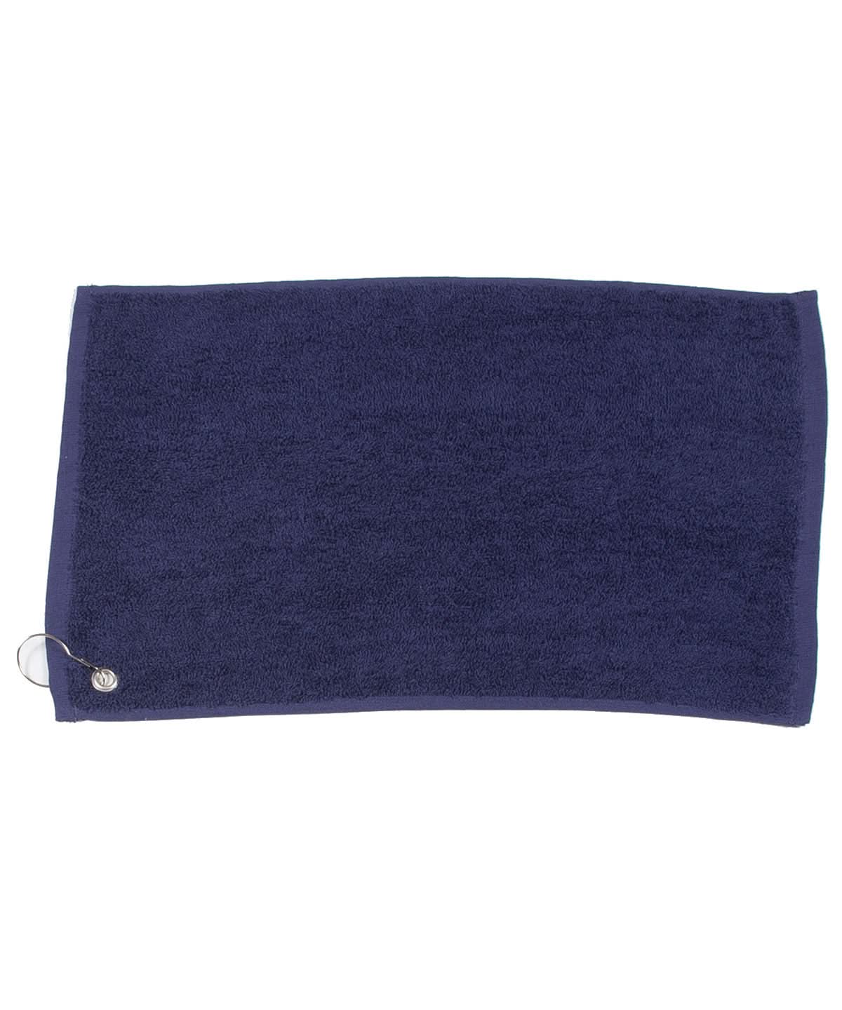 Towel City Luxury range golf towel TC013 - Navy One size - Customisable Towels