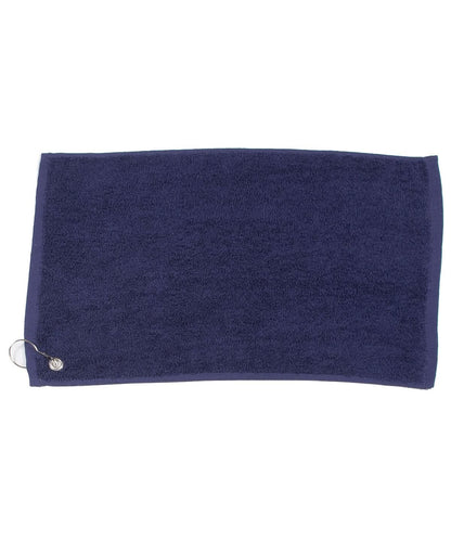 Towel City Luxury range golf towel TC013 - Navy One size - Customisable Towels