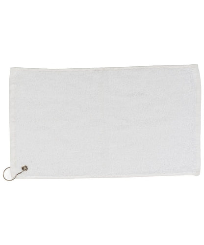 Towel City Luxury range golf towel TC013 - White One size - Customisable Towels