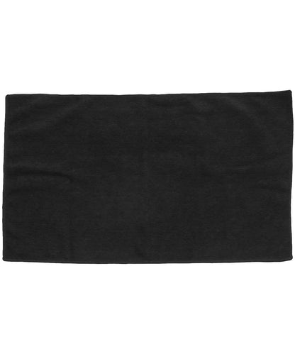 Towel City Microfibre bath towel TC018 - Black One size - Customisable Towels