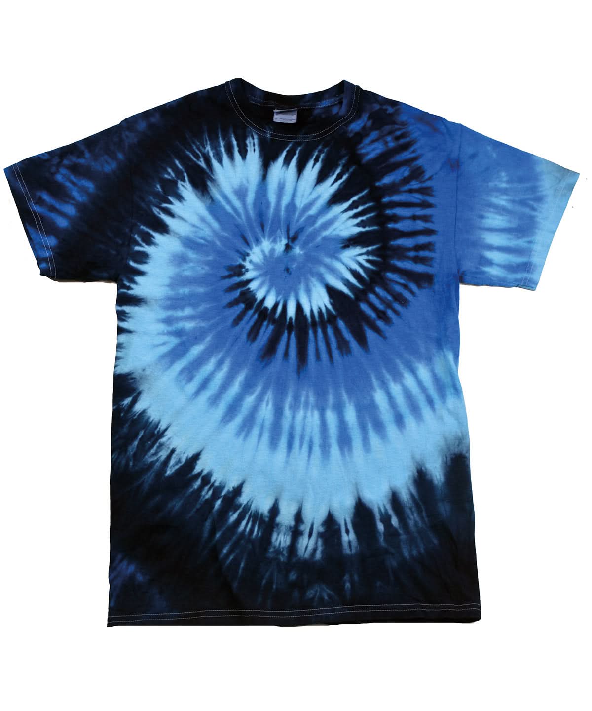 Colortone Tie Dye Shirt Blue Ocean TD02M - Blue Ocean - Customisable T-Shirt