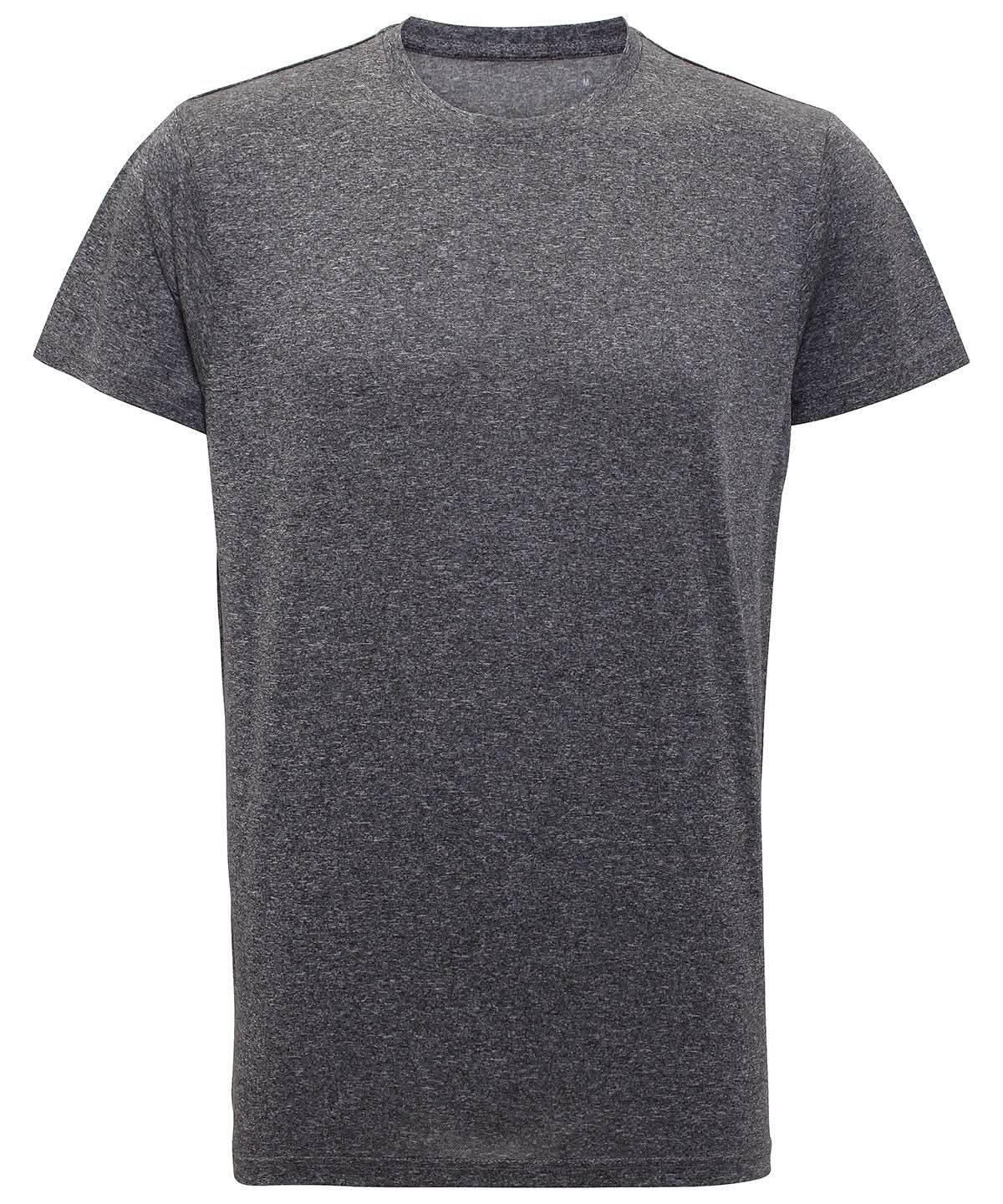 TriDri Performance T Shirt Black Melange TR010 - Black Melange - Customisable T-Shirt