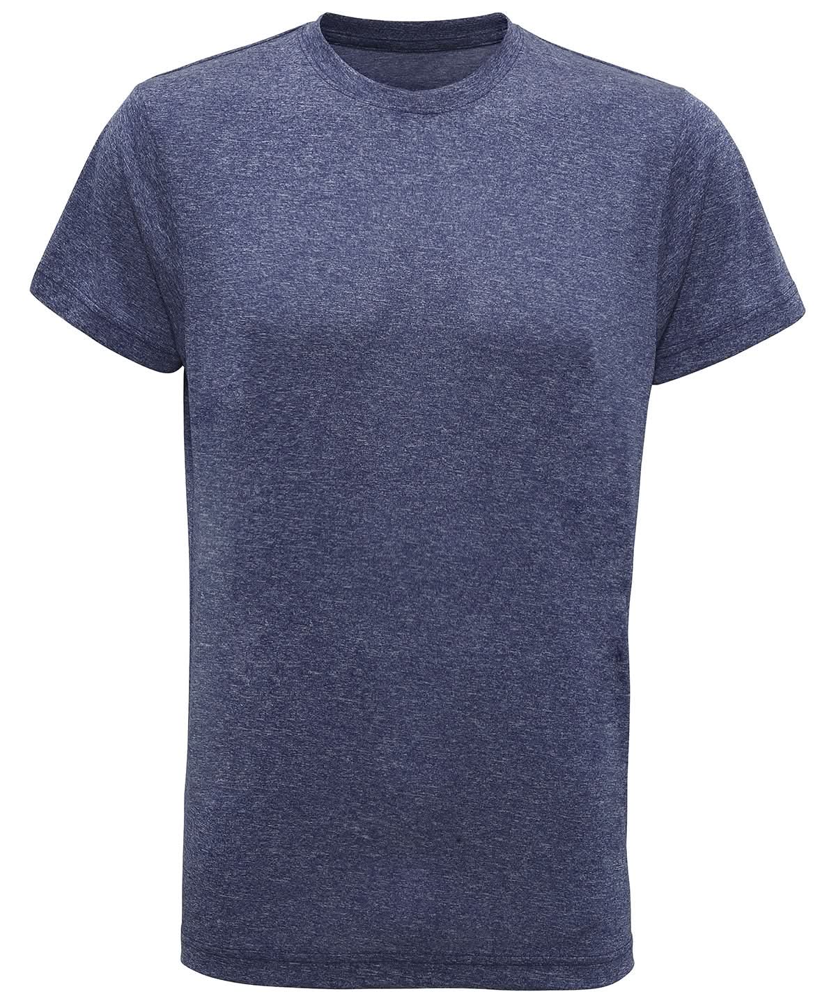 TriDri Performance T Shirt Blue Melange TR010 - Blue Melange - Customisable T-Shirt