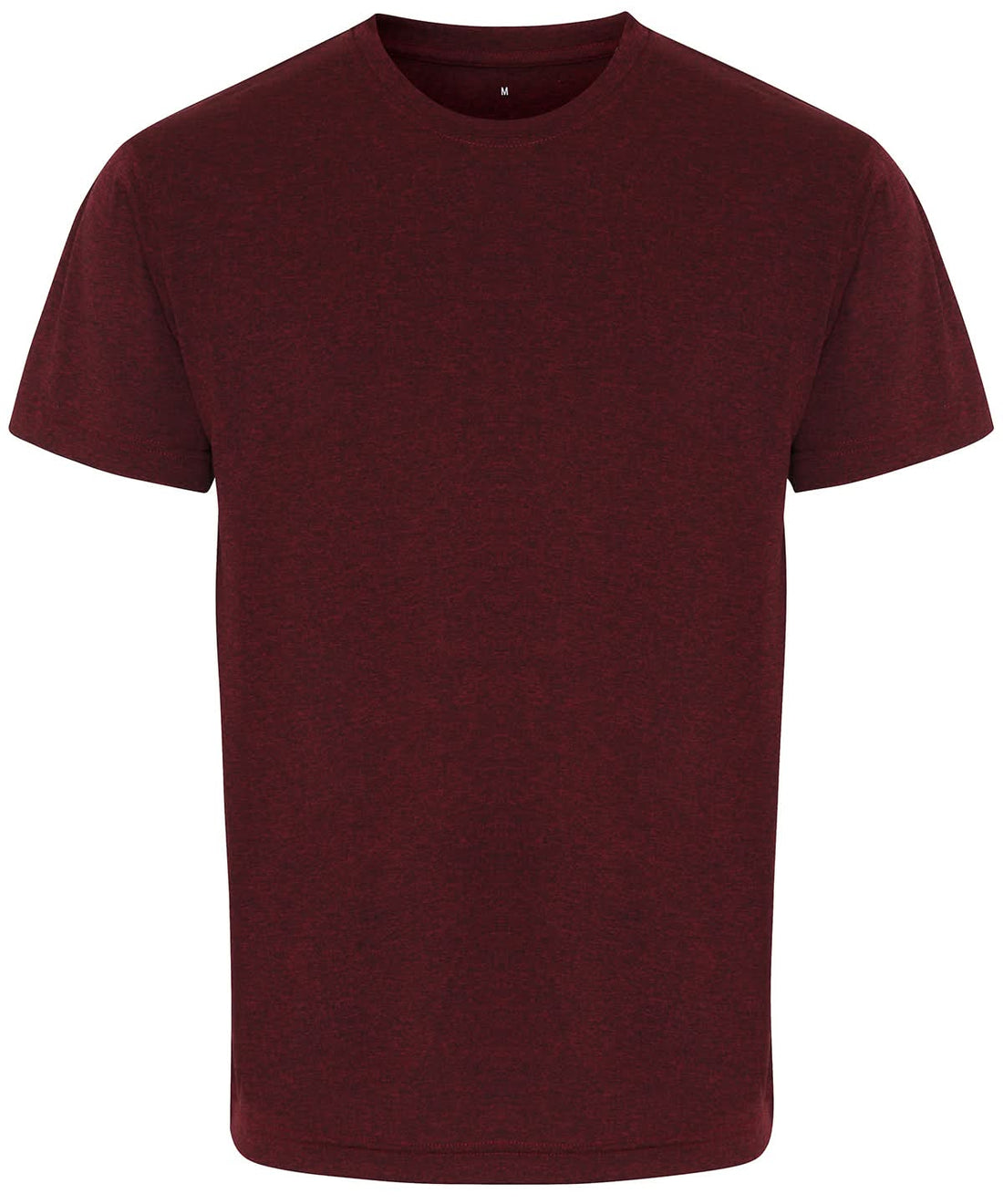 TriDri Performance T Shirt Burgundy Black Melange TR010 - Burgundy Black Melange - Customisable T-Shirt