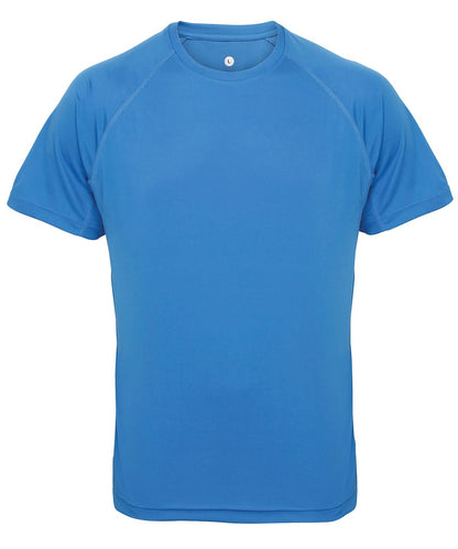 TriDri Tridri Panelled Tech Tee TR011 - Sapphire - Customisable T-Shirt
