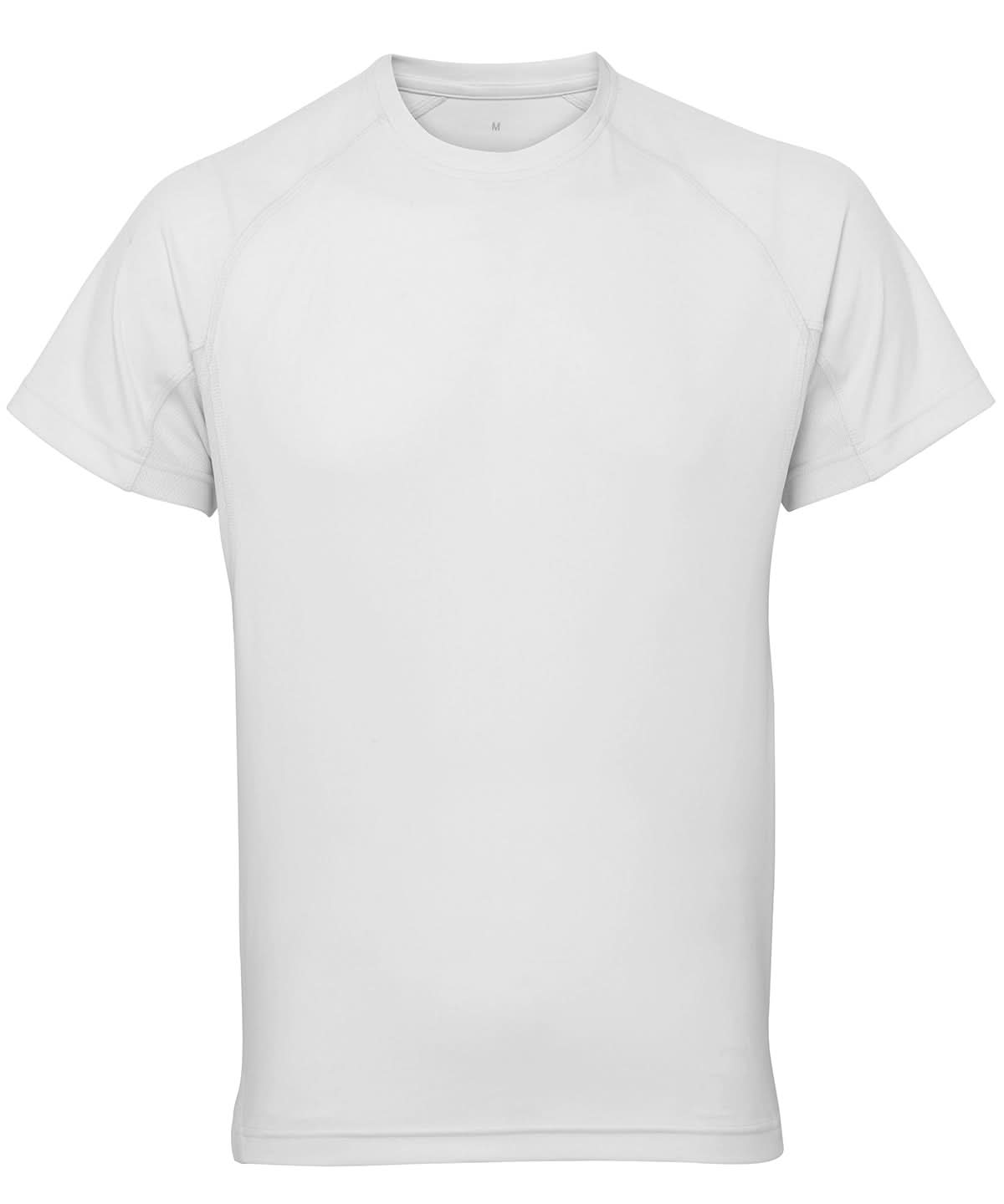 TriDri Tridri Panelled Tech Tee TR011 - White - Customisable T-Shirt