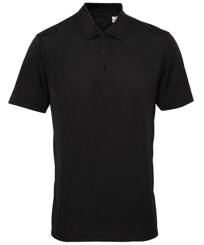 TriDri Tridri Panelled Polo TR012 - Black - Customisable Polos
