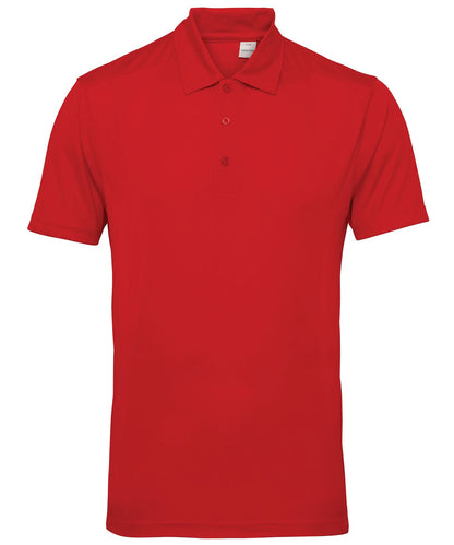 TriDri Tridri Panelled Polo TR012 - Fire Red - Customisable Polos