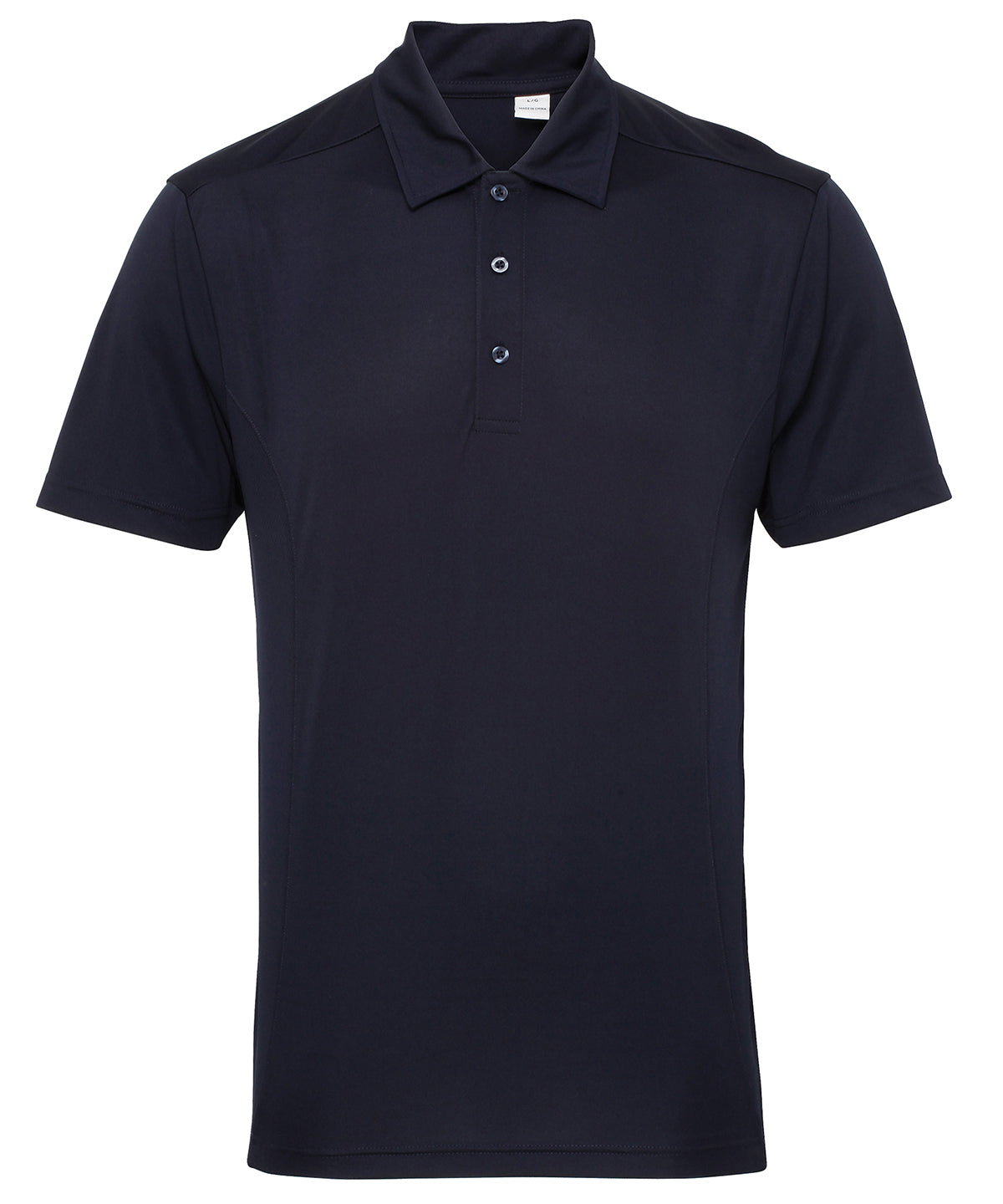Panelled Polo - TR012 - French Navy - Customisable Polo Shirts