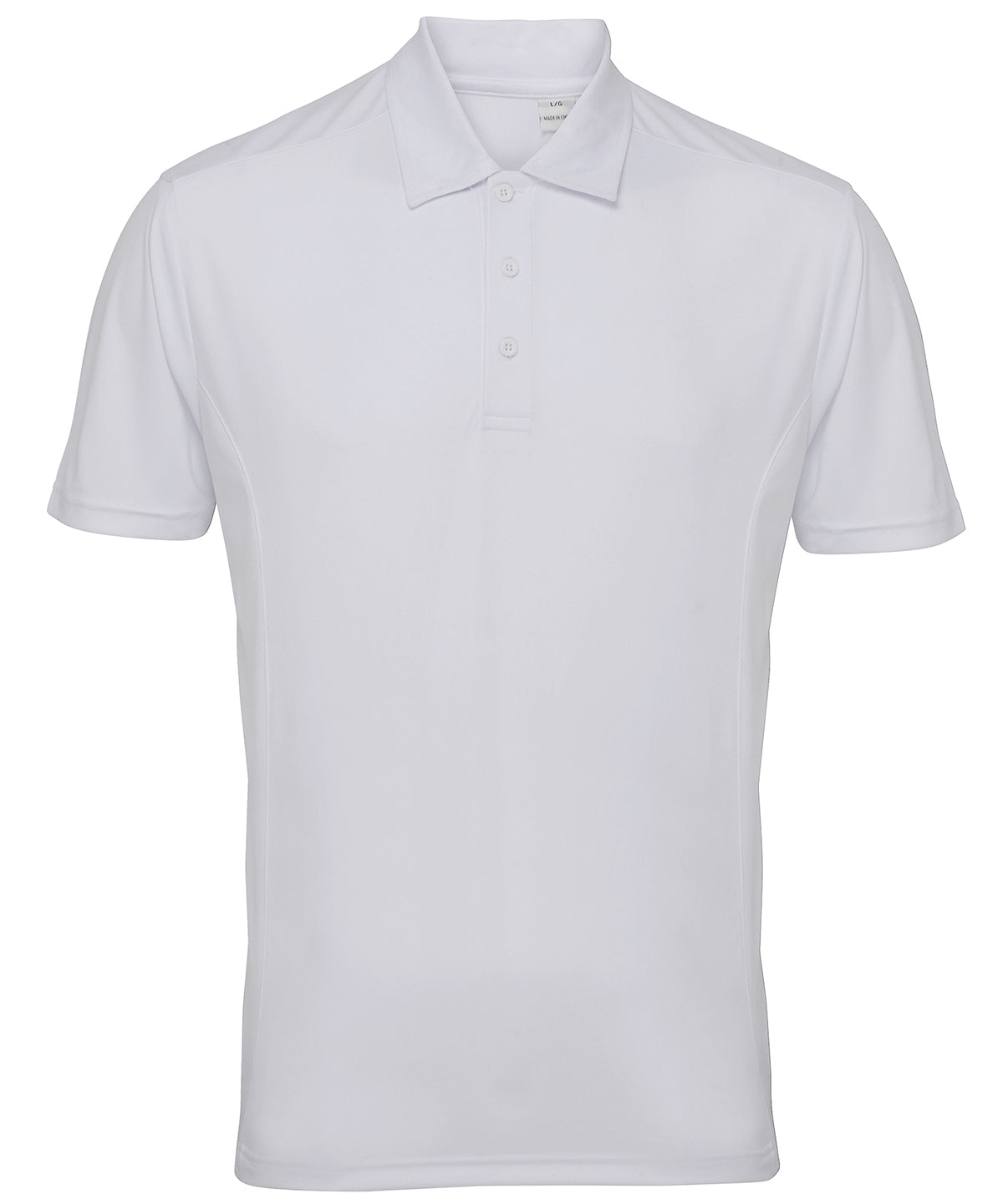 Panelled Polo - TR012 - White* - Customisable Polo Shirts