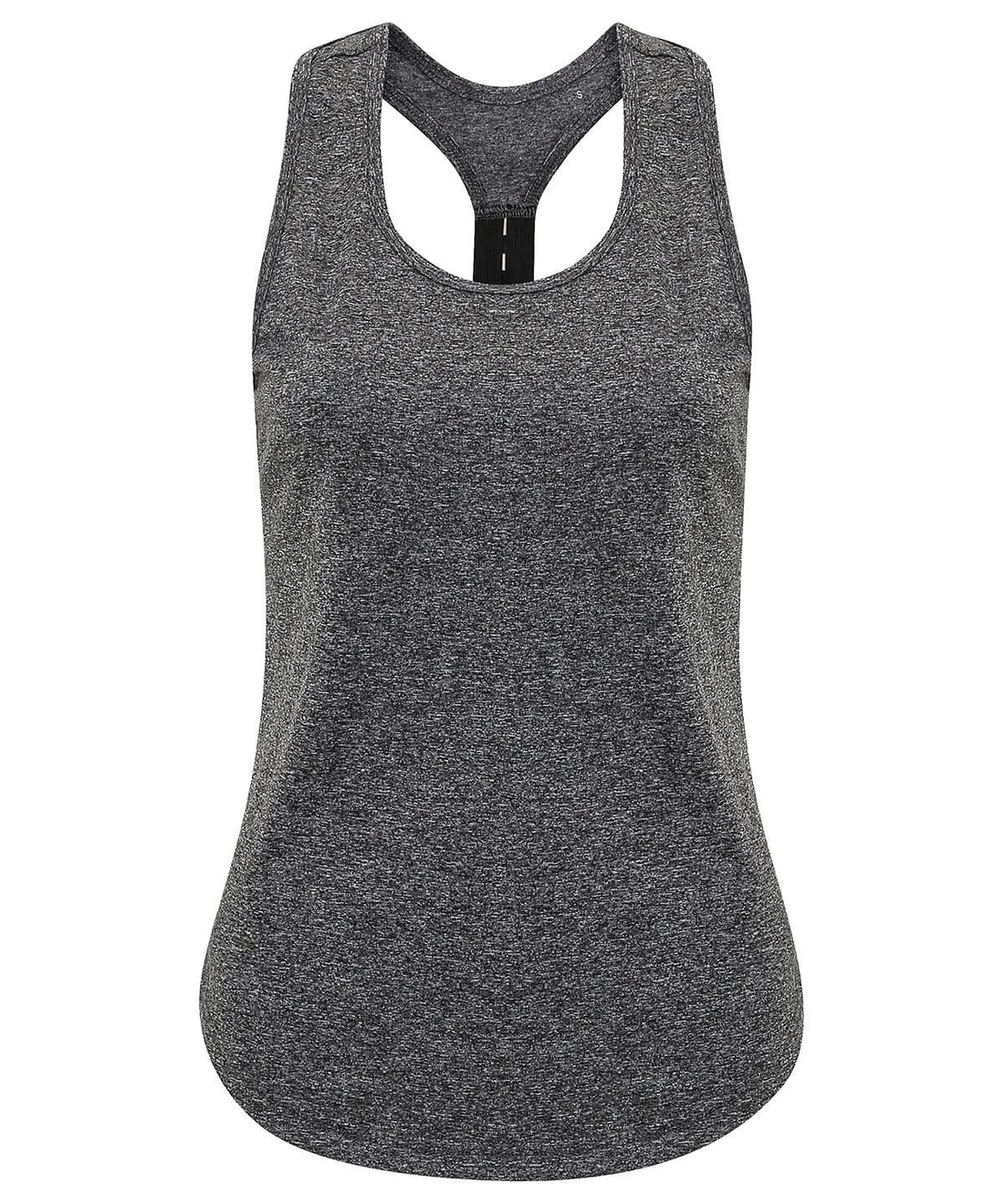TriDri Tridri WomenS Performance Strap Back Vest TR027 - Black Melange - Customisable Vest