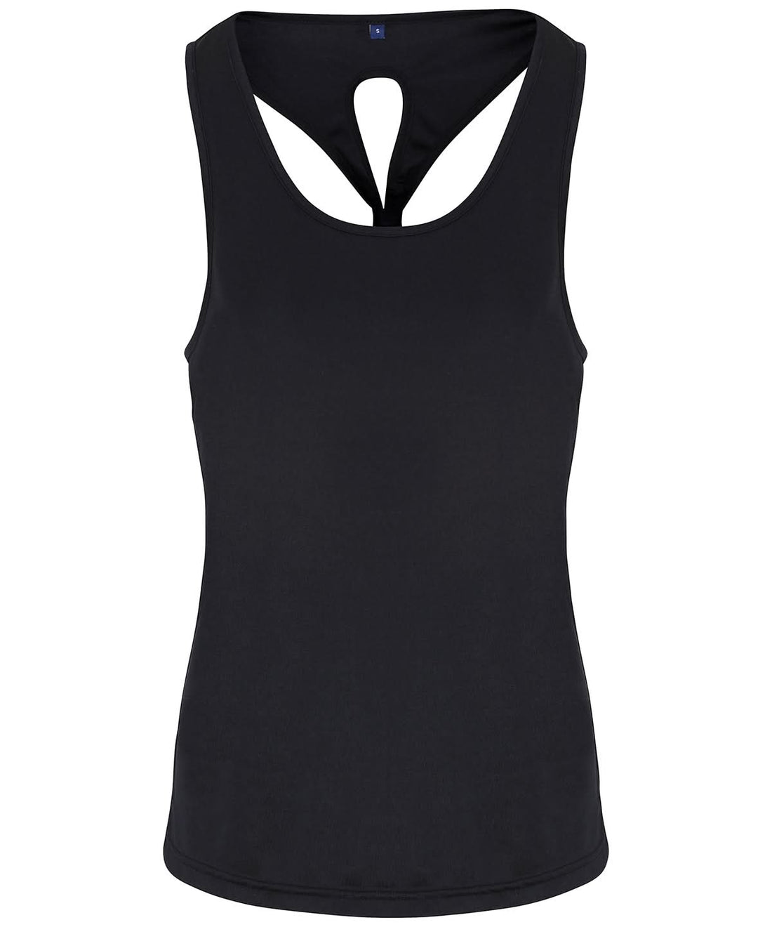 TriDri Tridri WomenS Yoga Knot Vest TR042 - Black - Customisable Vest
