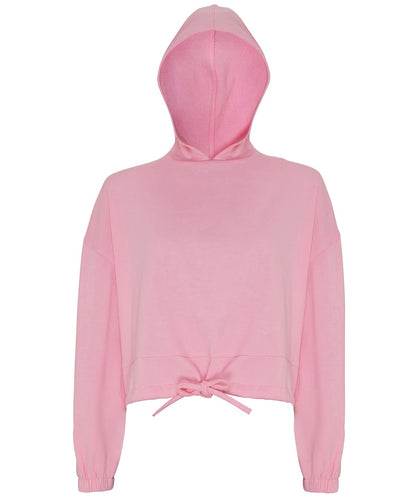 TriDri Tridri WomenS Cropped Oversize Hoodie TR085 - Light Pink - Customisable Hoodies