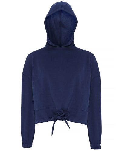 TriDri Tridri WomenS Cropped Oversize Hoodie TR085 - Navy - Customisable Hoodies