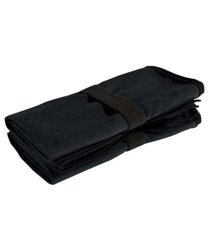 TriDri Tridri Microfibre Quick Dry Fitness Towel TR092 - Black One size - Customisable Towels