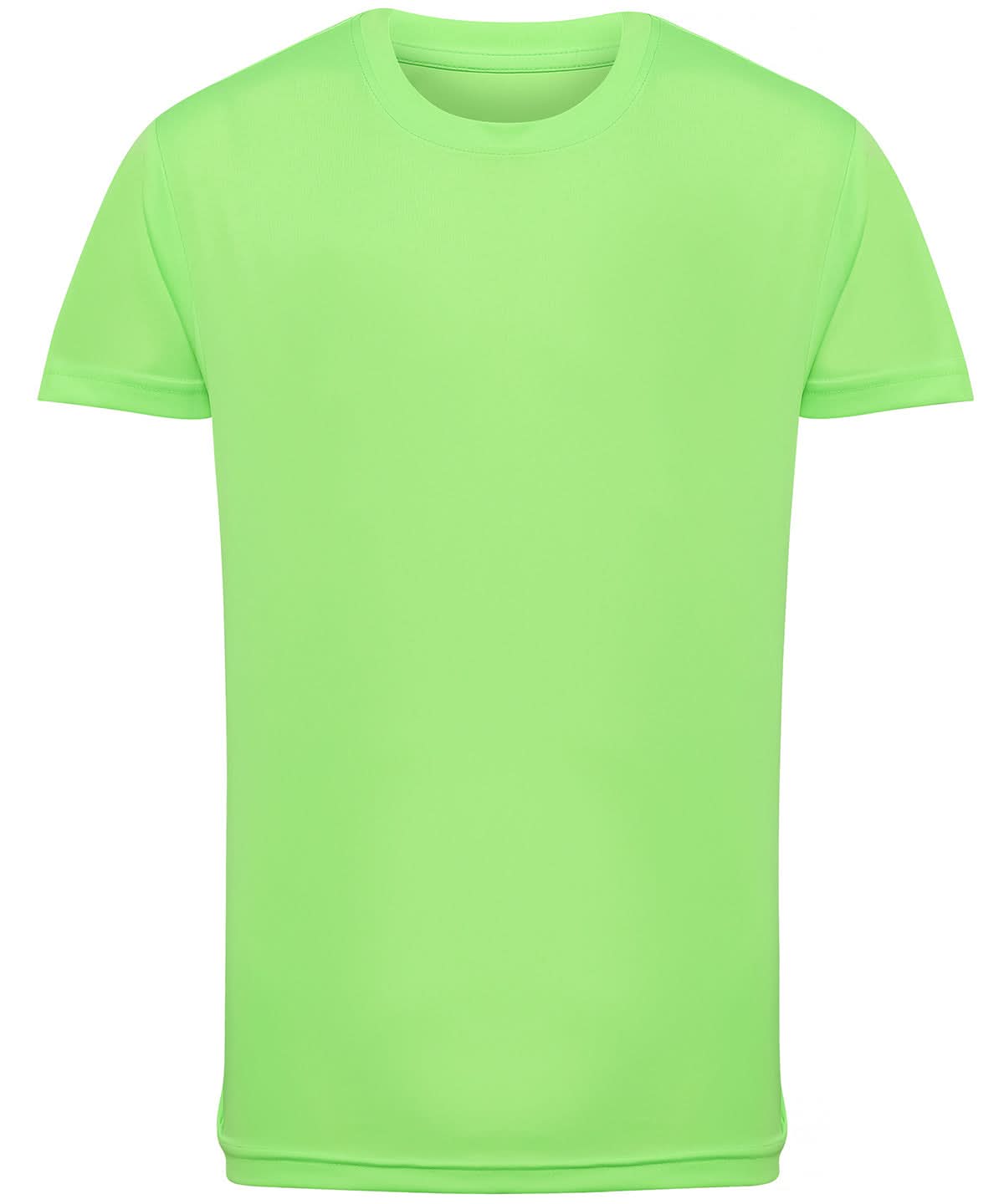 TriDri Tridri Kids Performance T Shirt TR10B - Lightning Green - Customisable T-Shirt