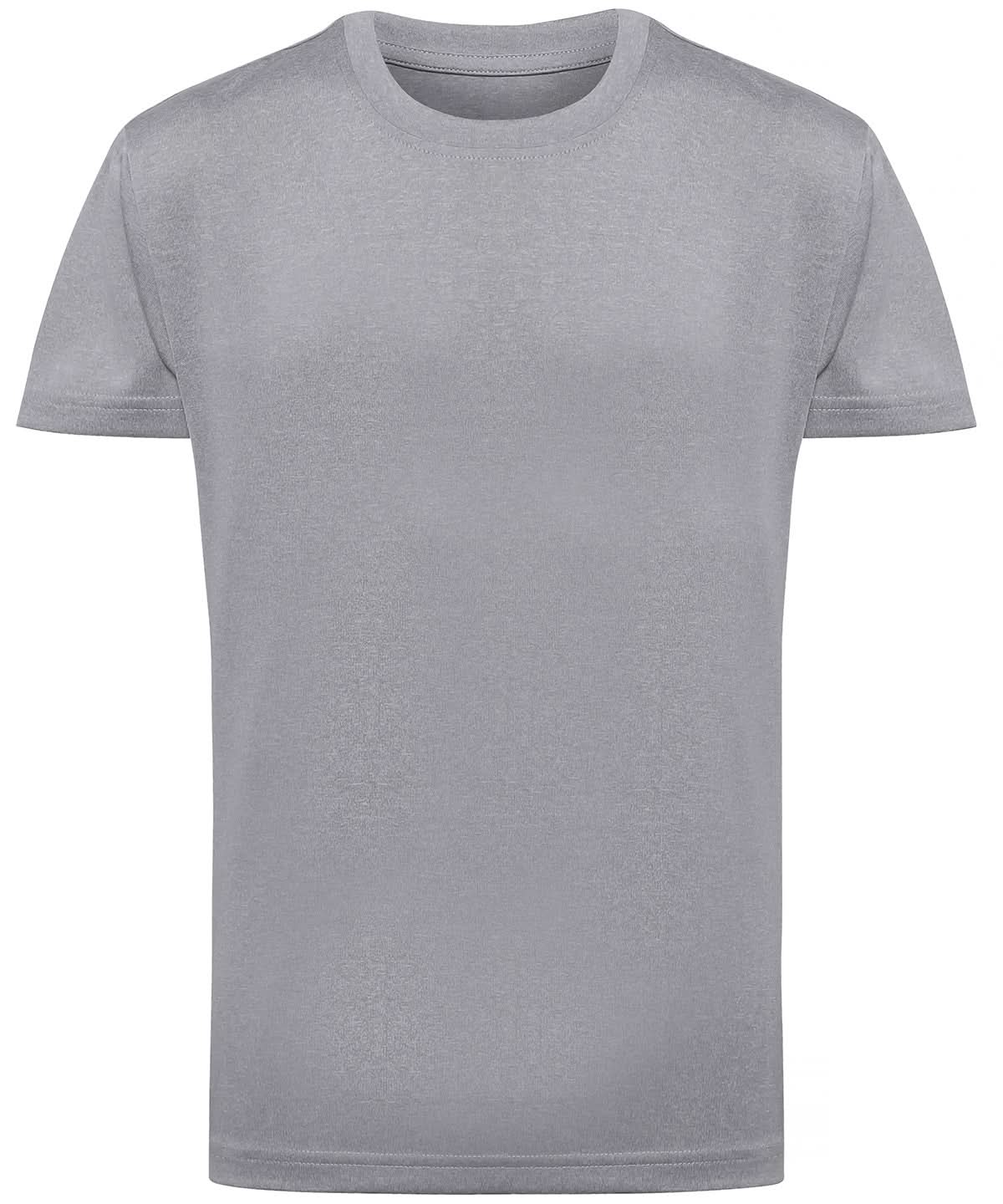 TriDri Tridri Kids Performance T Shirt TR10B - Silver Melange - Customisable T-Shirt