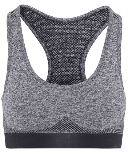 TriDri Tridri Seamless 3D Fit Multi Sport Sculpt Bra TR210 - Charcoal - Customisable Bras