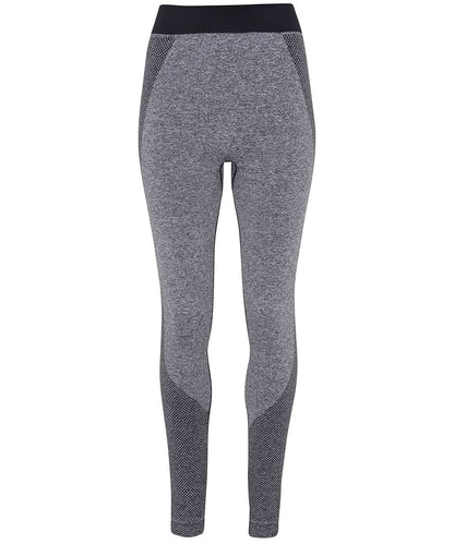 TriDri Tridri WomenS Seamless 3D Fit Multi Sport Sculpt Leggings TR212 - Charcoal - Customisable Leggings